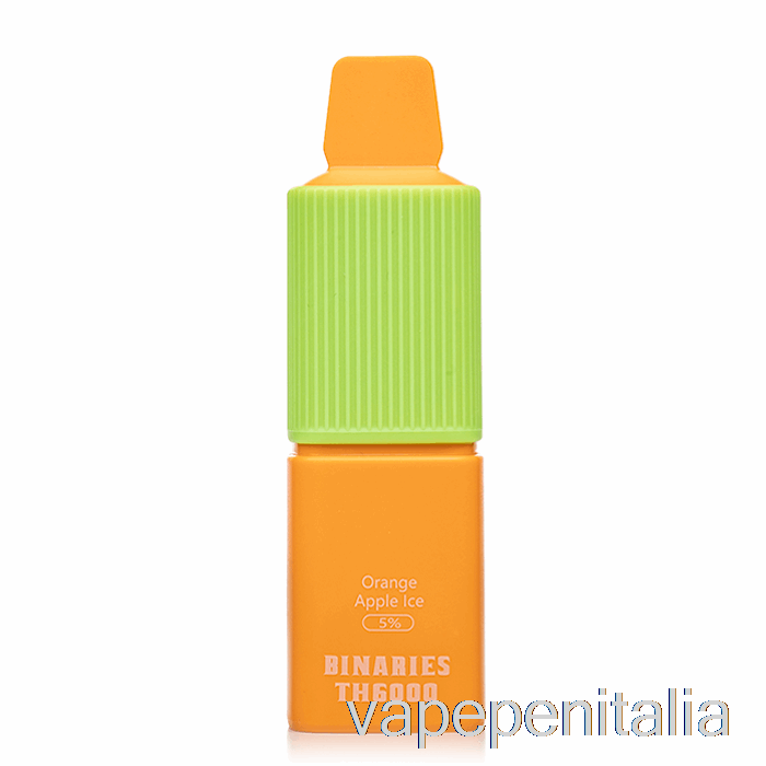 Vape Pen Horizon Binari TH6000 Usa E Getta Orange Apple Ice